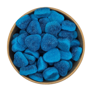 Sour Raspberry Filled Hearts